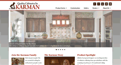 Desktop Screenshot of cabinetrybykarman.com