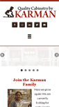 Mobile Screenshot of cabinetrybykarman.com